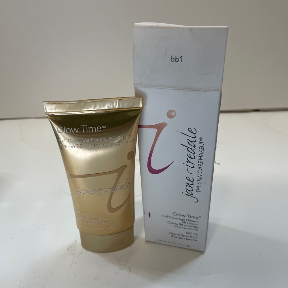 Jane Iredale Glow Time Full Coverage Mineral BB Cream BB1 1.7 OZ HTF - Picture 5 of 5